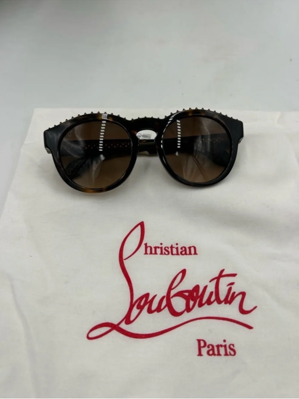 Women’s Christian Louboutin ANOUCK LB0024 acetate sunglasses made in Italy